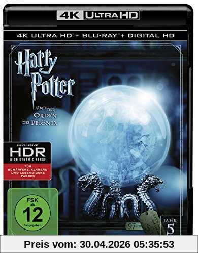 Harry Potter und der Orden des Phönix  (4K Ultra HD) (+ Blu-ray)