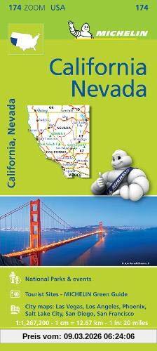 California Nevada - Zoom Map 174 (Mapa Zoom Michelin)