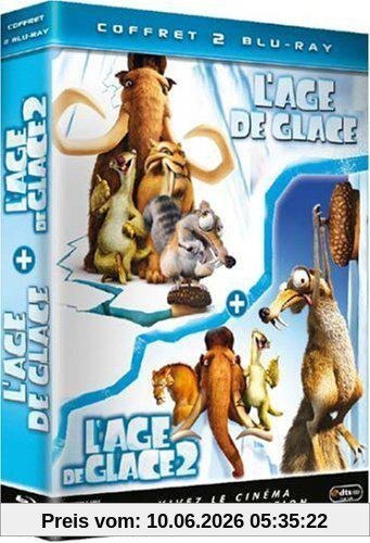 L'âge de glace + L'âge de glace 2 - Coffret 2 Blu-Ray [Blu-ray] [FR IMPORT]