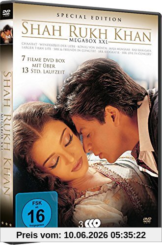 Shahrukh Khan: Megabox XXL (Premium Edition, 3 Discs)