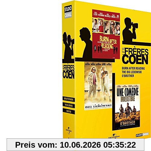 Les frères coen : burn after reading ; the big lebowski ; o'brother [FR Import]