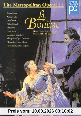 Giacomo Puccini - La Bohème / Franco Zeffirelli · James Levine - T. Stratas · R. Scotto · J. Carreras · MET