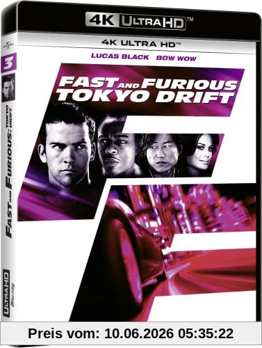 Fast and furious 3 : tokyo drift 4k ultra hd [Blu-ray] [FR Import]