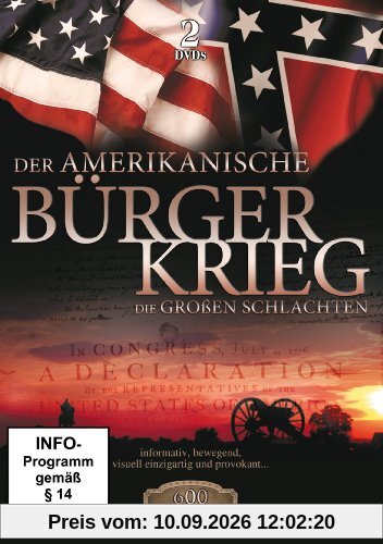 Der amerikanische Bürgerkrieg - Die großen Schlachten (2 DVDs)