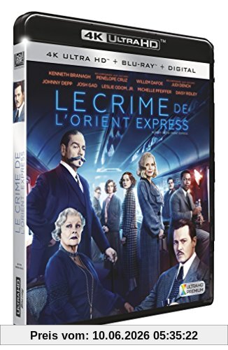 Le crime de l'orient express 4k ultra hd [Blu-ray] [FR Import]