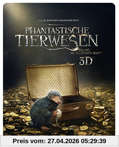 Phantastische Tierwesen und wo sie zu finden sind - Steelbook (exklusiv bei Amazon.de) [3D Blu-ray] [Limited Edition]