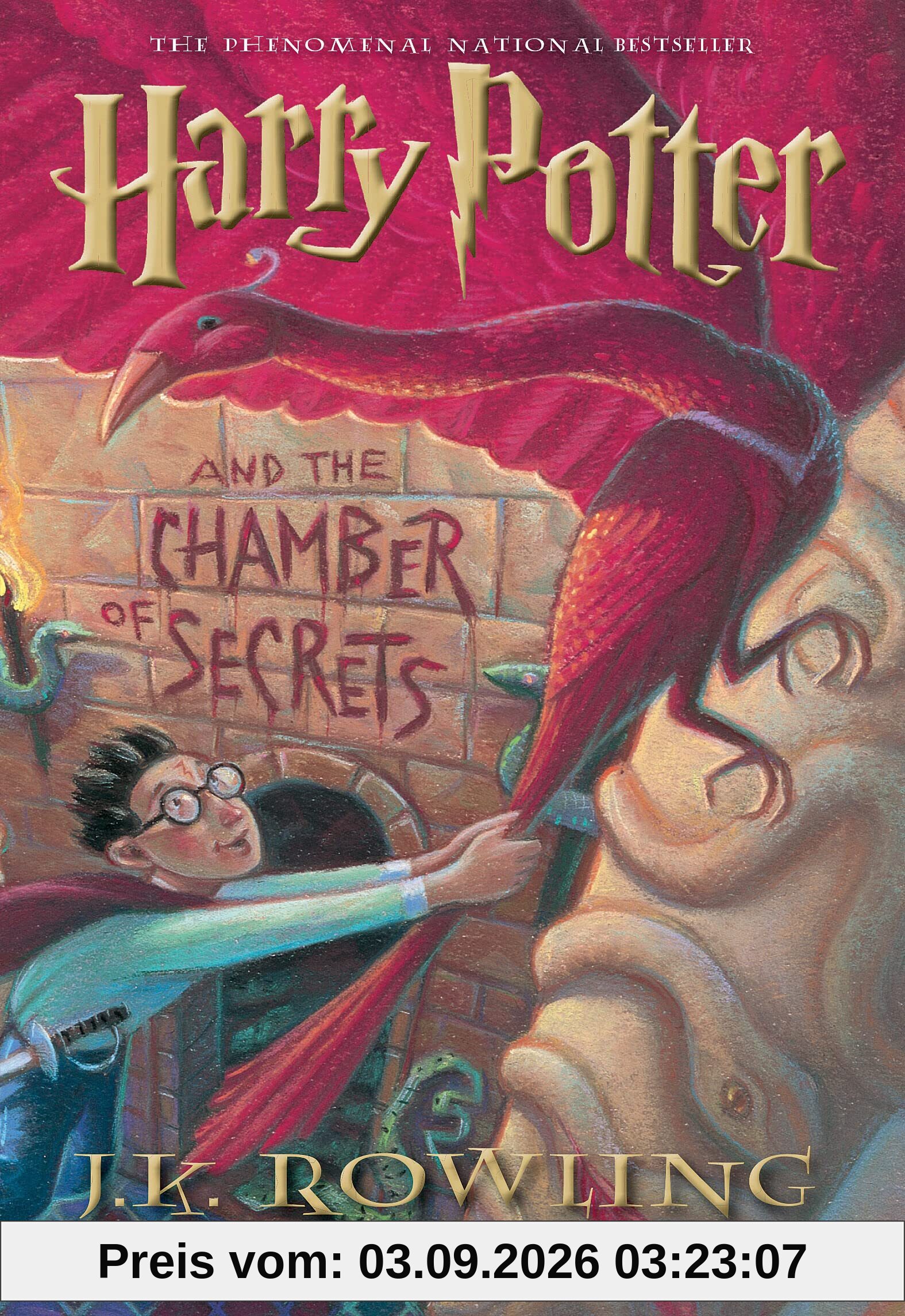 Rowling, J. K. Harry Potter And The Chamber Of Secrets. Harry Potter Und Die Kammer Des Schreckens, Englische Ausgabe (Harry Potter, 2, Band 2)
