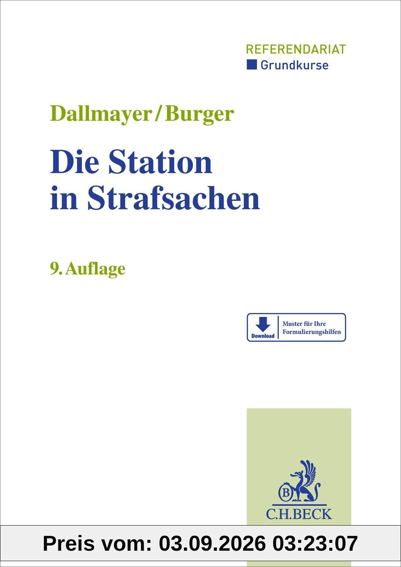Die Station in Strafsachen