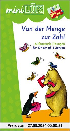 miniLÜK: Von der Menge zur Zahl: Aufbauende Übungen für Kinder ab 5 Jahren