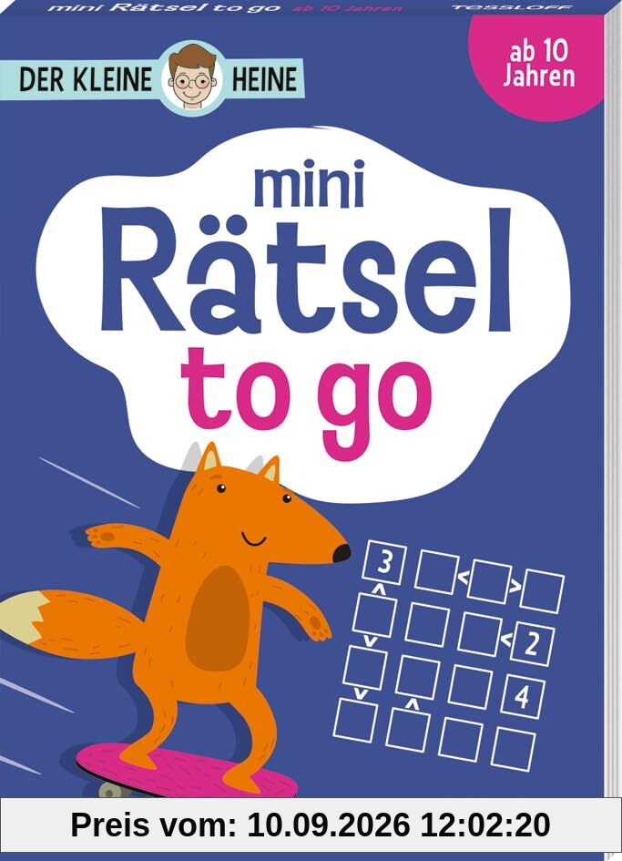 Der kleine Heine. Mini Rätsel to go. Ab 10 Jahren: 40 bunte Rätsel für unterwegs
