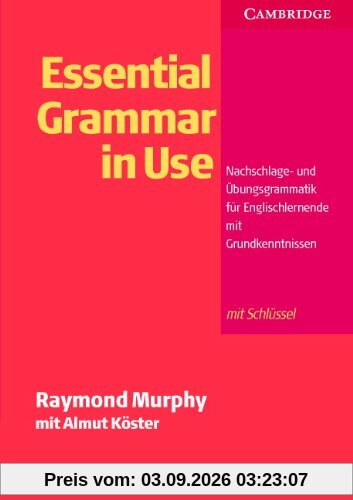 Essential Grammar in Use, German Edition with Answers