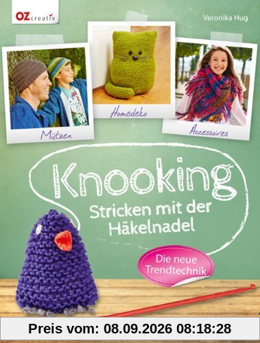 Knooking: Stricken mit der Häkelnadel