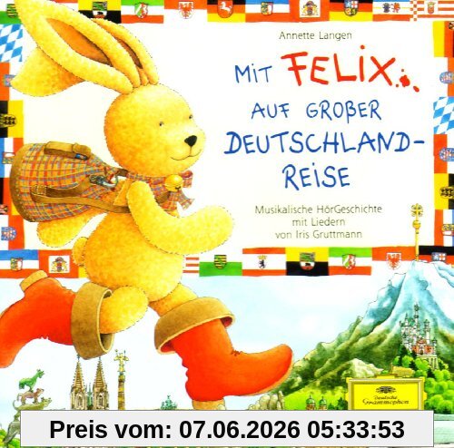 Mit Felix auf großer Deutschlandreise, 1 Audio-CD
