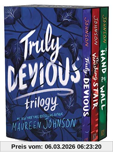 Maureen Johnson Truly Devious 3-Book Box Set, Truly Devious, Vanishing Stair, And Hand On The Wall