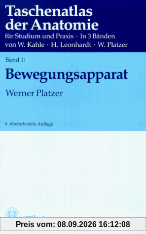 Taschenatlas der Anatomie 1. Bewegungsapparat