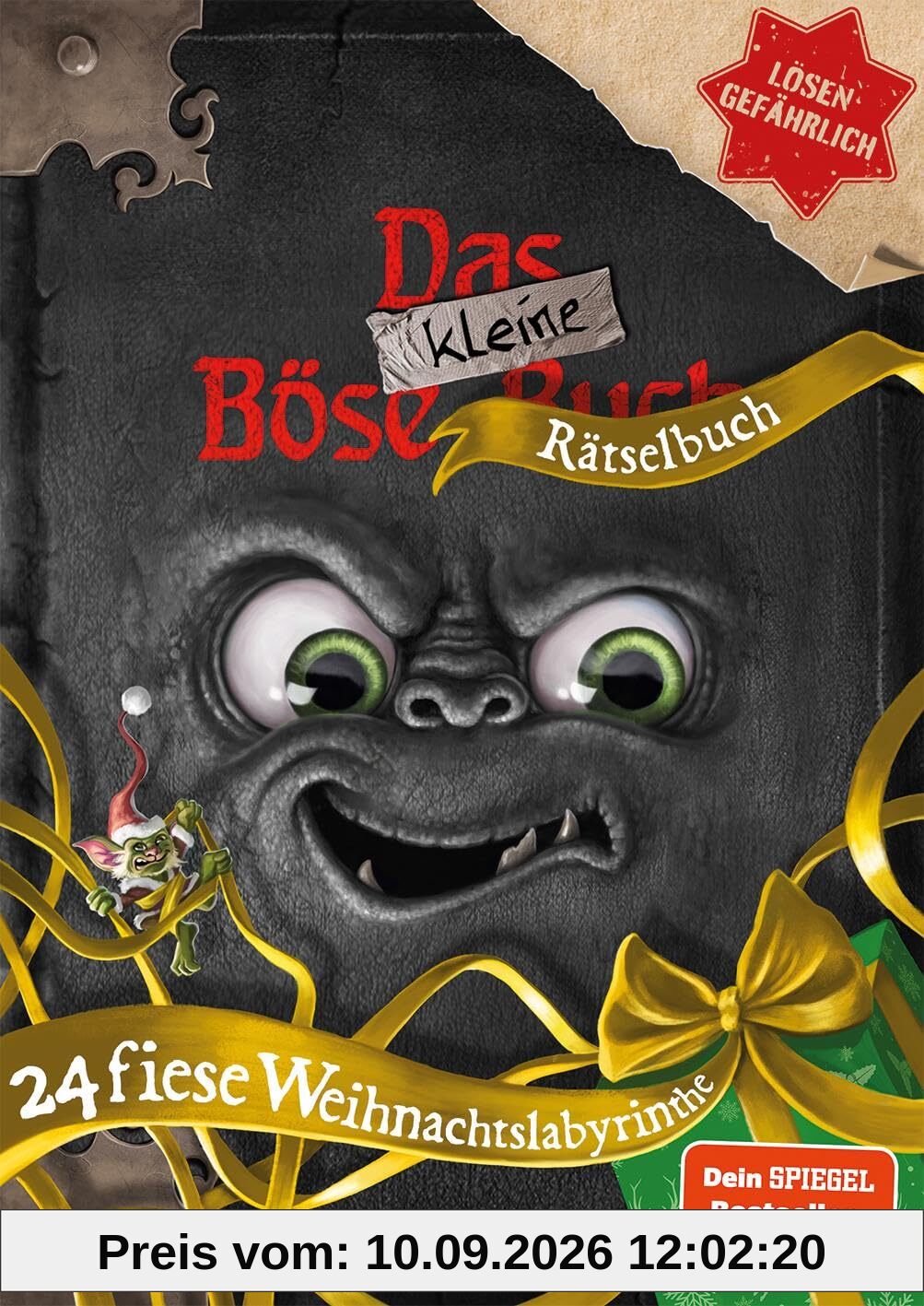 Das kleine Böse Rätselbuch - 24 fiese Weihnachtslabyrinthe: Weihnachtlicher Rätselspaß ab 8 Jahren für alle Fans der Spiegel-Bestseller-Reihe Das kleine Böse Buch: Lösen gefährlich!