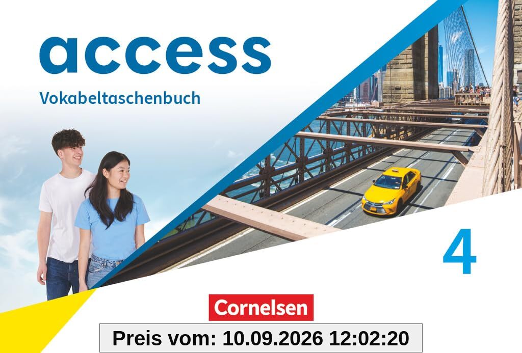 Access - Allgemeine Ausgabe 2022 - Band 4: 8. Schuljahr: Vokabeltaschenbuch