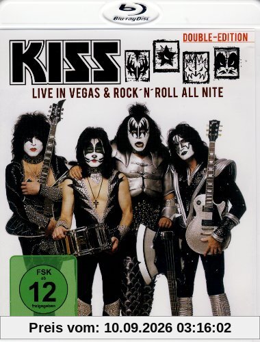 KISS - DOUBLE EDITION - Live in Vegas & Rock'n Roll All Nite [Blu-ray]