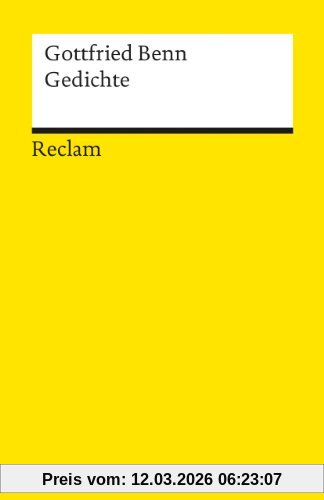 Gottfried Benn Gedichte
