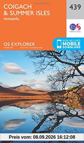 Coigach and Summer Isles 1 : 25 000 (OS Explorer Map)