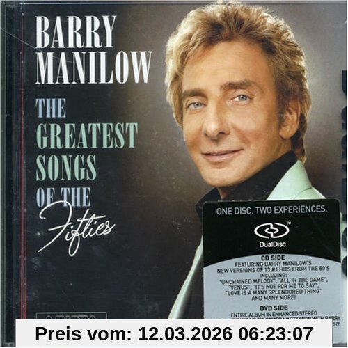Barry Manilow Greatest Songs Of The Fifties - Dual Disc Cd & Dvd