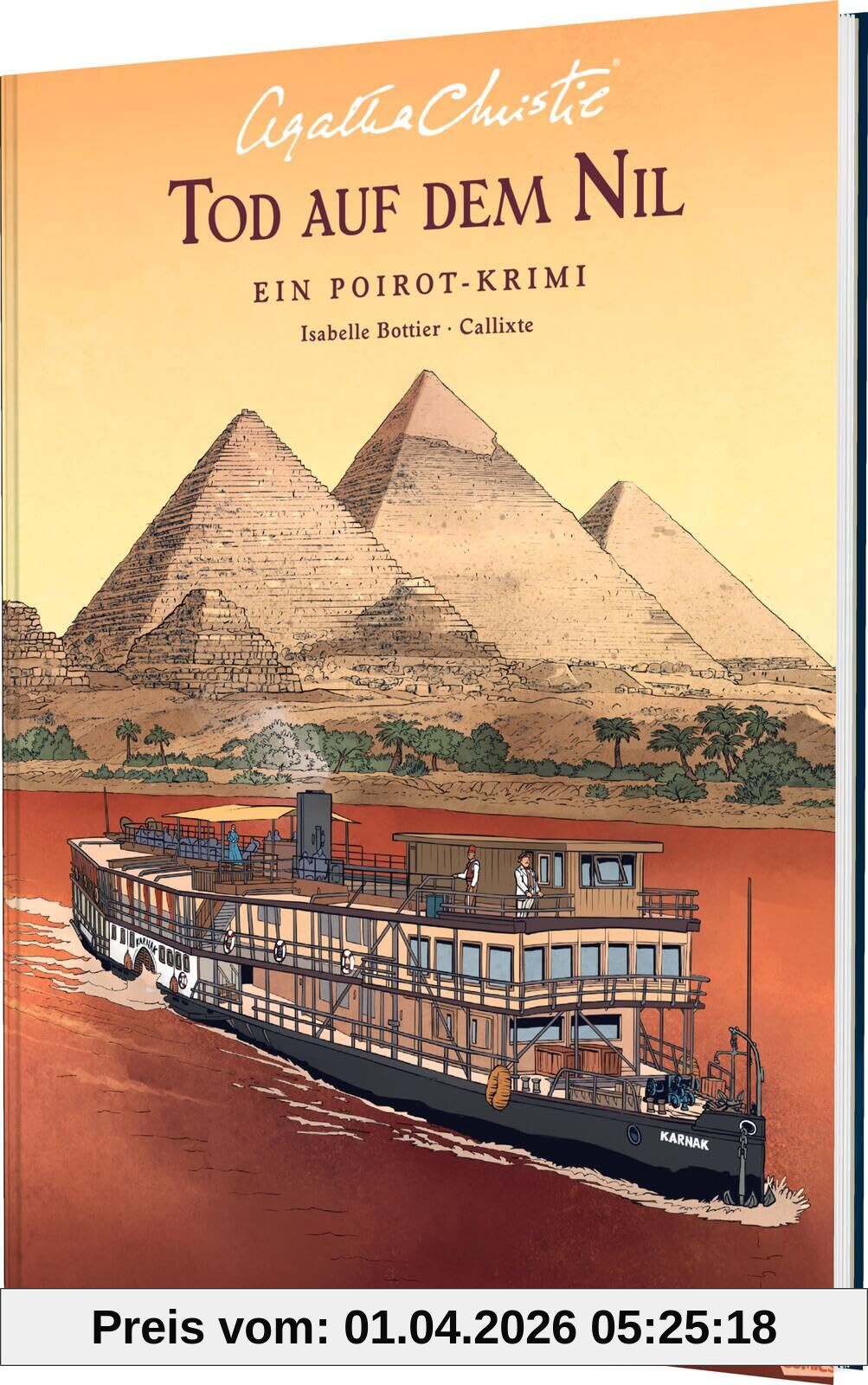 Agatha Christie Classics: Tod auf dem Nil: Ein Hercule-Poirot-Krimi | Spannende Comic-Adaption: Poirot ermittelt in Agatha Christies „Tod auf dem Nil“