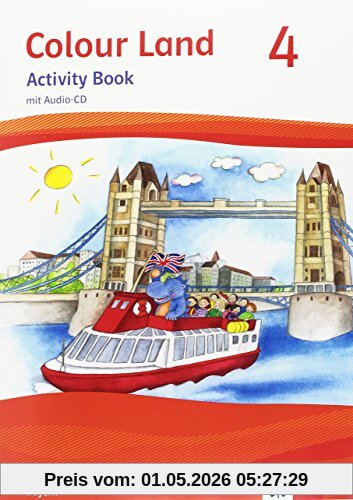 Colour Land ab Klasse 3 - Ausgabe für Bayern / Activity Book mit Audio-CD 4. Schuljahr