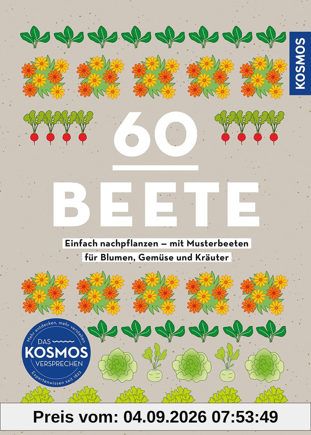 60 Beete - Einfach nachpflanzen: Mit Musterbeeten für Blumen, Gemüse & Kräuter. So leicht kannst du Beete anlegen & ernten. Mit Beetplan, Einkaufsliste und to does. Perfekt für Anfänger.