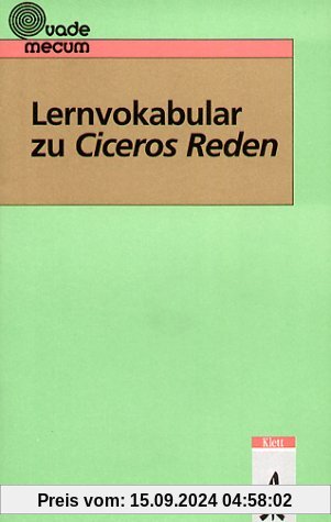 Lernvokabular zu Ciceros Reden