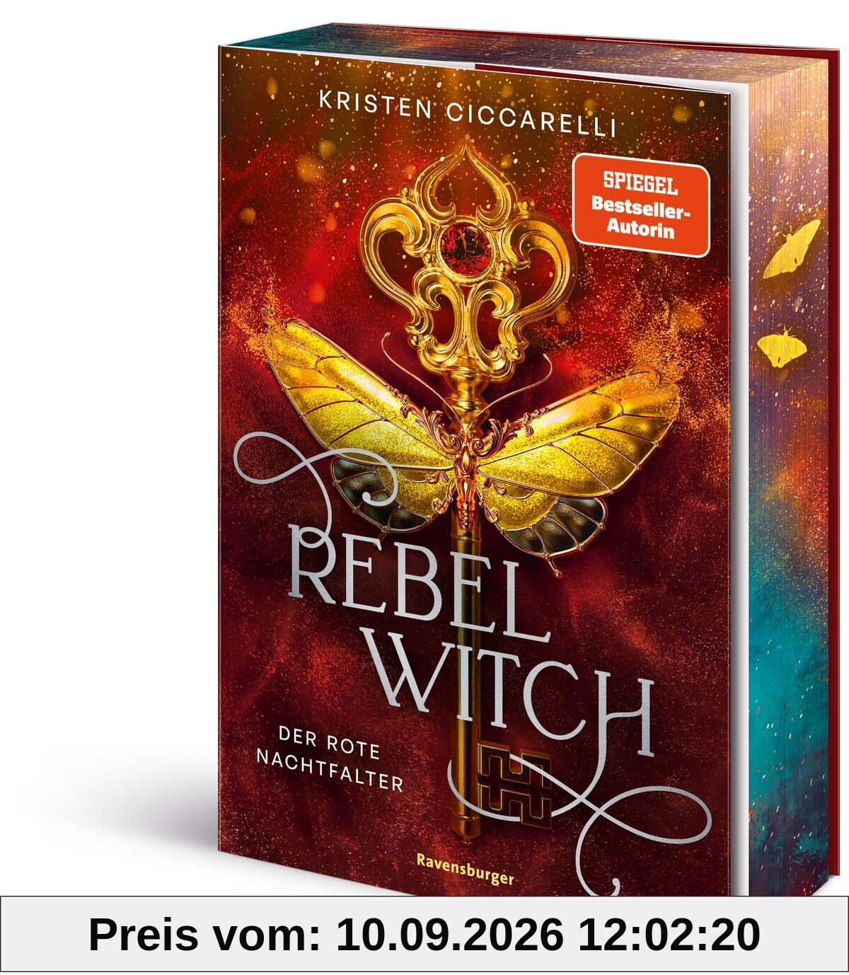 Rebel Witch. Der rote Nachtfalter, Band 2 (Knisternde New-Adult-Romantasy - Limitierte Auflage mit Farbschnitt) (Der rote Nachtfalter, 2)