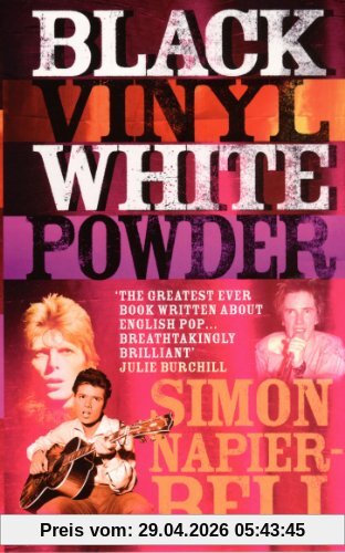 Black Vinyl White Powder