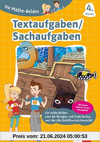 Klett Die Mathe-Helden Textaufgaben/Sachaufgaben 4. Klasse