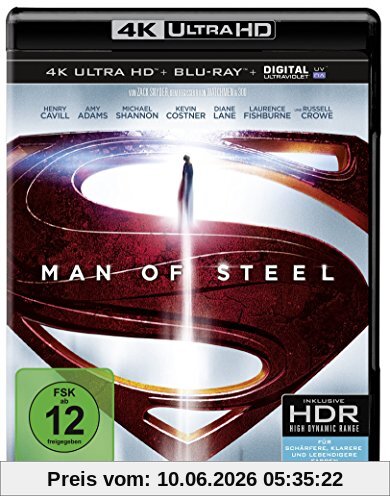 Man of Steel  (4K Ultra HD) (+ Blu-ray)