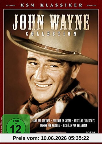 John Wayne Collection - Land der Zukunft/Freunde im Sattel/Wasser für Arizona/Aufstand in Santa Fe/Die Hölle von Oklahoma [5 DVDs]