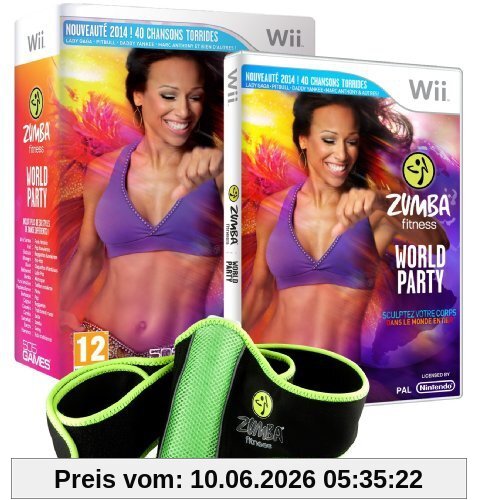 zumba world party + ceinture [nintendo wii]