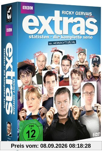 Extras - Statisten: Die Komplette Serie (inkl. Weihnachtsspecial mit Clive Owen, George Michael uvm.) [5 DVDs]