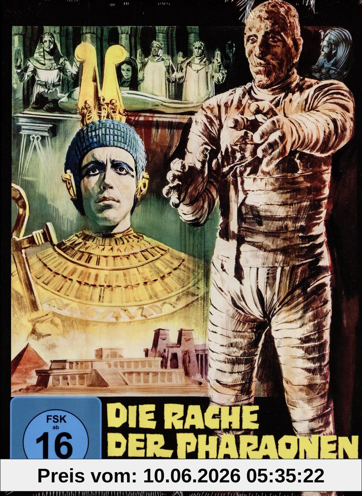 Die Rache der Pharaonen - Mediabook - Cover B - Limited Edition - Hammer Edition Nr. 43 [Blu-ray]