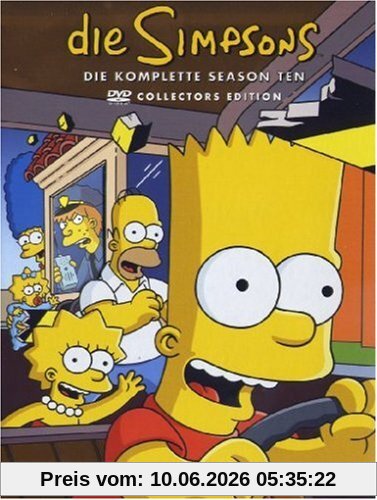 Die Simpsons - Die komplette Season 10 (Collector's Edition, 4 DVDs)