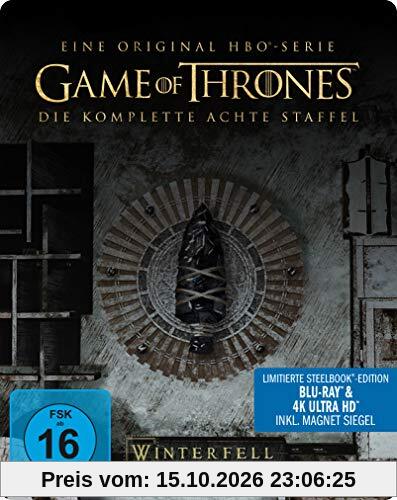 Game of Thrones - Staffel 8 (Limitiertes 4K Ultra HD Steelbook) [Blu-ray] [Limited Edition]