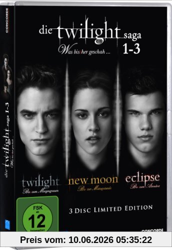 Die Twilight Saga 1-3 - Was bis(s)her geschah... [Limited Edition] [3 DVDs]
