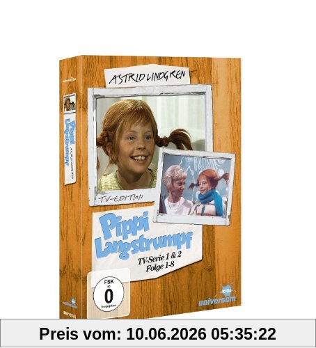 Pippi Langstrumpf - TV-Serie 1&2, Folge 01-08 [2 DVDs]