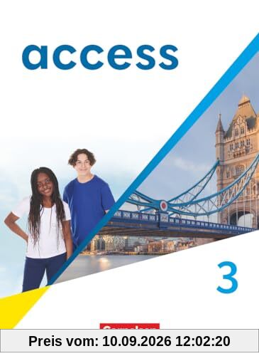 Access - Allgemeine Ausgabe 2022 - Band 3: 7. Schuljahr: Schulbuch - Kartoniert