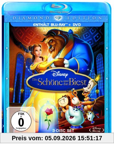 Die Schöne und das Biest (Diamond Edition) (2 Blu-Rays + DVD) [Blu-ray]
