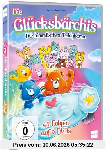 Die Glücksbärchis: Die himmlischen Teddybären Box - DAS ORIGINAL mit den kuschligen Bären - Die beliebten Kult-Animation-Serie - The Care Bears Family [6 DVDs]