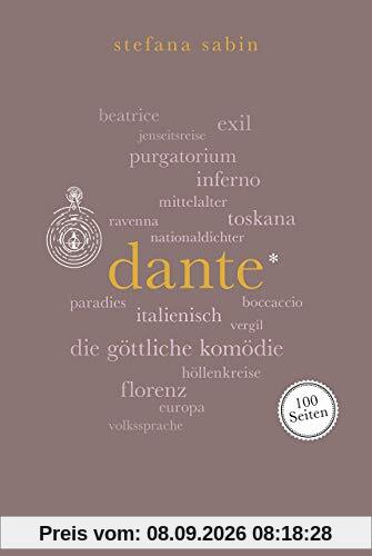 Dante. 100 Seiten (Reclam 100 Seiten)