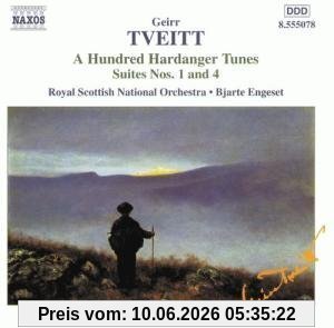 Bjarte Engeset Geitt Tveitt, Hundrad Hardingertunar (op. 151) / Einhundert Melodien Aus Hardanger, Suite 1 & Suite 4 (Wedding-Suite)