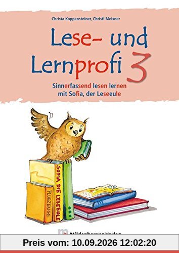 Lese- und Lernprofi 3 - Schülerarbeitsheft - silbierte Ausgabe: Sinnerfassend lesen lernen mit Sofia, der Leseeule, 3. Klasse