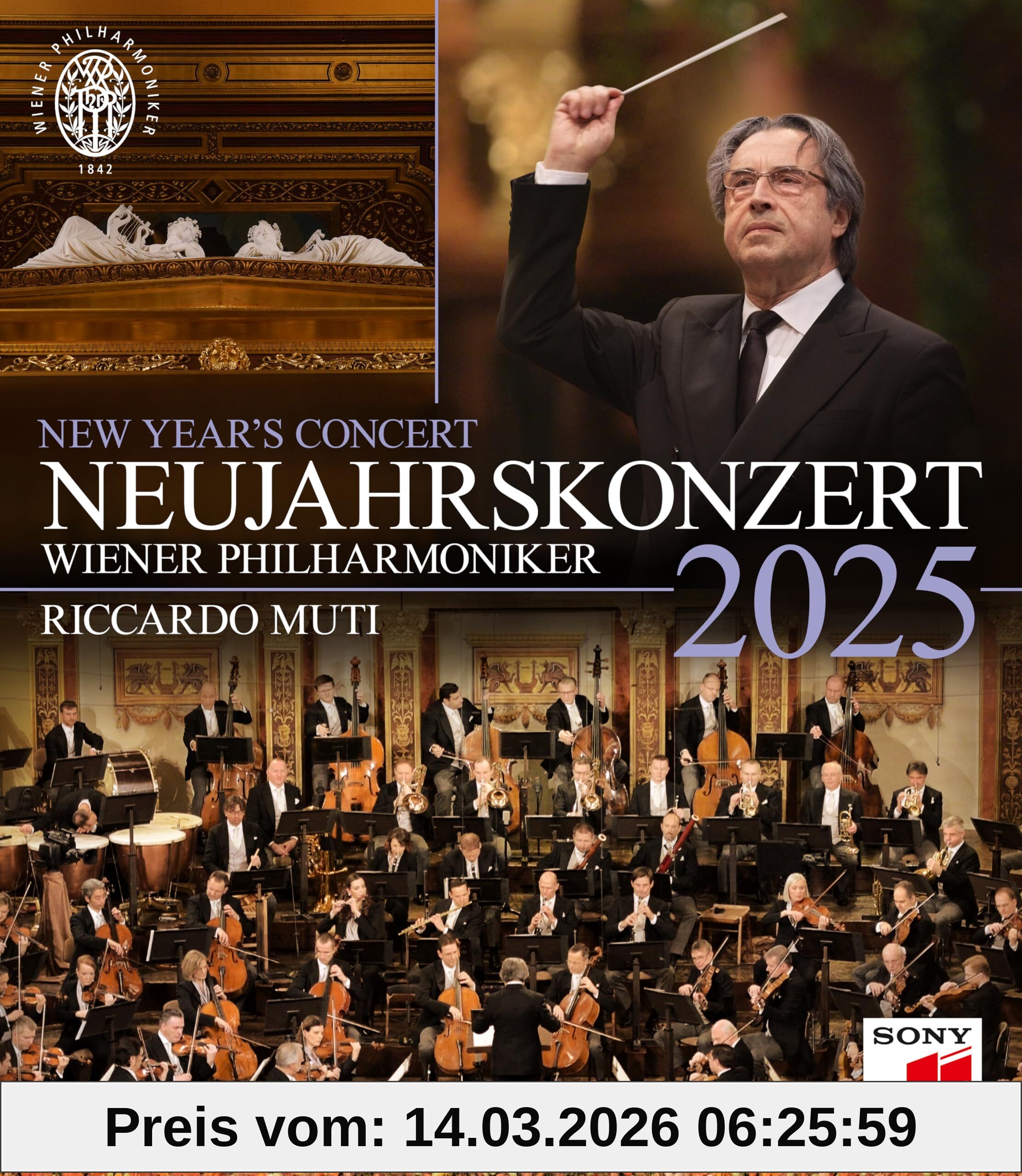 Riccardo Muti Neujahrskonzert 2025 - Wiener Philharmoniker [Blu-ray]