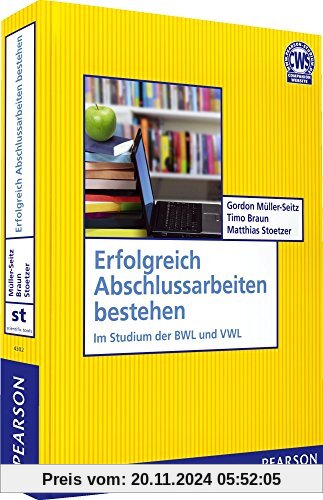 VP Erfolgreich Abschlussarbeiten bestehen (Pearson Studium - Scientific Tools)