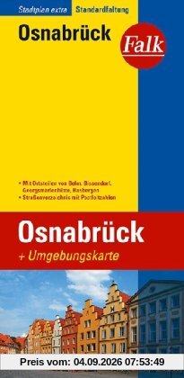 Falk Stadtplan Extra Standardfaltung Osnabrück